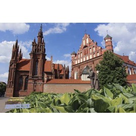 Fototapetas Šv. Onos bažnyčia, Vilnius, Lietuva, 400x270 cm